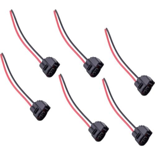 CITALL 6pcs Ignition Coil Connector Pigtail Plug Harness Fit For Toyota 4Runner Camry Celica MR2 Lexus LS400 SC400 90980-11246