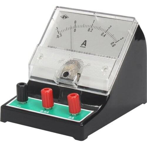 DC ammeter Grade 2.5 Middle school physics electricity Teaching instrument Pointer meter Ammeter Teaching demonstration
