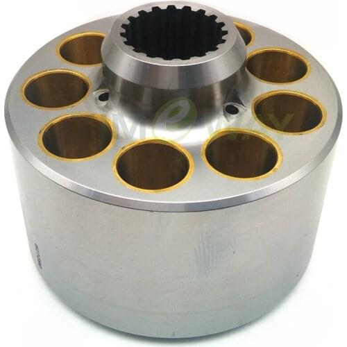 Pump Parts HPV75 PC60-7 Cylinder Block Komastu Hydraulic Piston Pump