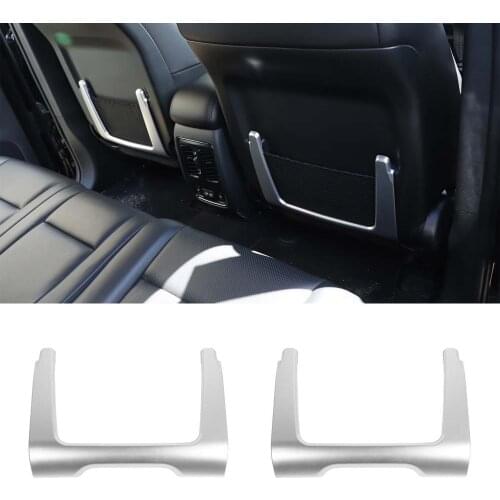 For Jeep Grand Cherokee 2011+ Car Seat Rear Net Storage Holder Decoration Trim Styling Accessories 2Pcs/set