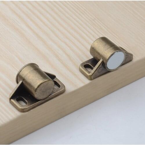 Furniture Hardware Wardrobe Door Zinc Alloy Antique Bronze Effect Strong Magnetic Furniture Door Super Magnetic Door