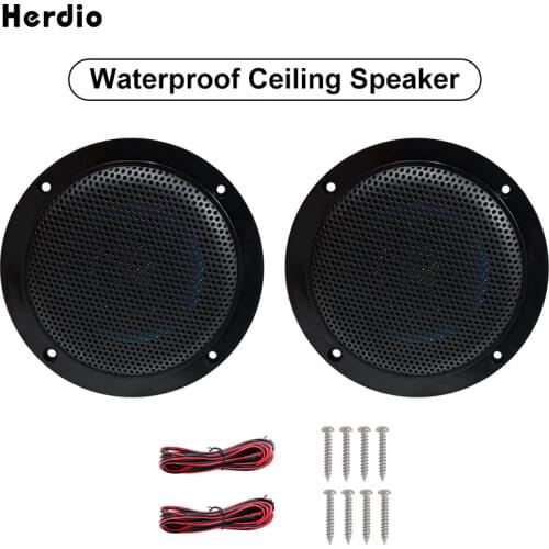 160Watts 4'' 2 Way Marine Boat Waterproof Speakers for Outdoor Marine Boat SPA UV-Proof outdoor Music Speaker