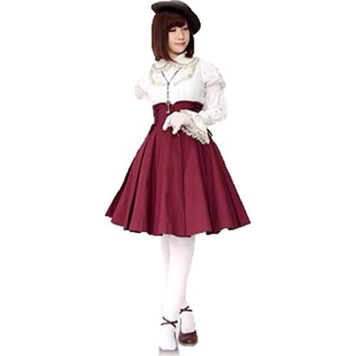 Custom Lolita dress daily high waist slim pettiskirt skirt