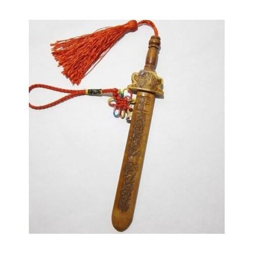 Exorcise evil spirits Peach wood small Amulet Sword