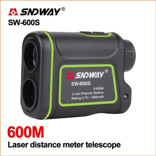 SNDWAY Laser Rangefinder Distance Meter Golf Laser Rangefinder Hunting Digital Telescope Range Finder 600m Laser Distance Meters