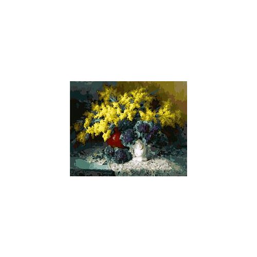 MaHuaf-W096 Still Life Flower Painting paintings for paint by numbers on canvas DIY oil paintings for living room