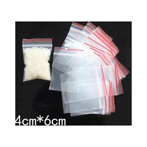 7 size 100pcs 10x15/6x8 Small Mini Zip lock Bags Plastic Packaging Bags small Plastic zipper bag ziplock Packing Storage Bags