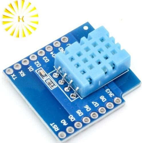 DHT11 Wemos D1 Mini Expanding Board Single Bus Digital Temperature and Humidity Sensor Shield Module