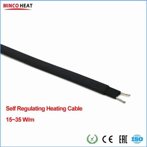 Self-regulating Heating Cable for Water Pipe Frost-free 11.2mm width