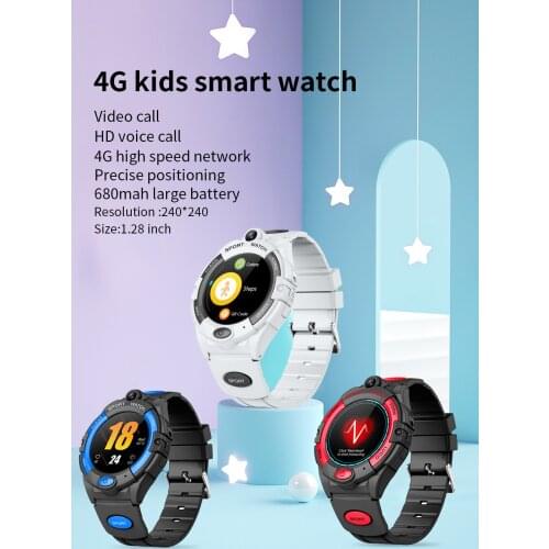 I10 Kids Smart Watch Children 4G WiFi SIM Card Video Call SOS GPS Tracker Smart Watch Baby For Boys Girls Android IOS