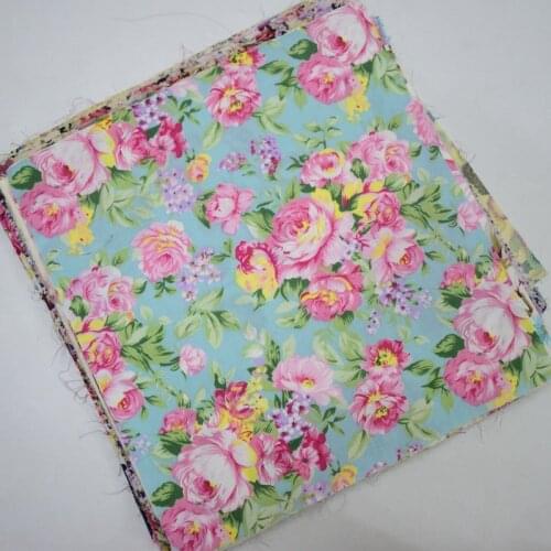 Special offer Flower Design Quilting Fabric Tissu Patchwork Sewing for Tecido Tilde Tis 25*25cm=18 pcs / lot or 45*50cm=6pcs