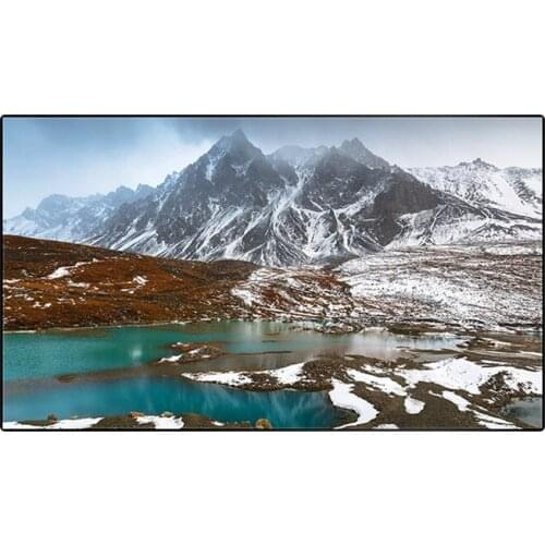 80''-100'' 16:9 HDTV Trihedral Light Resistance Integrated Hard Screen Micro-structure of Optical Projection Screen 1.6 Gain