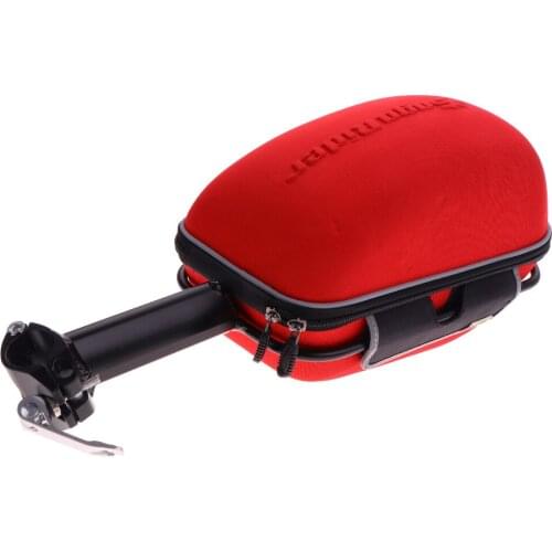 Cycling Bicycle Frame Hard Shell Pack Rear Bag Pannier With Rain Cover + Quick Release Bike Rack