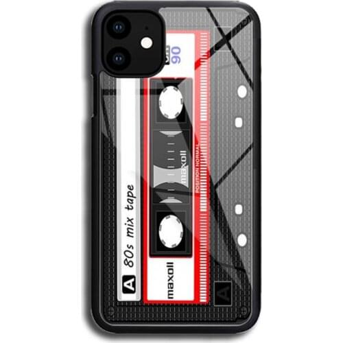 Vintage Cassette tape retro style Phone Case Rubber for iphone 11 pro max 12 Pro Max Mini XS 8 7 6 6S Plus X 5S SE XR phone case