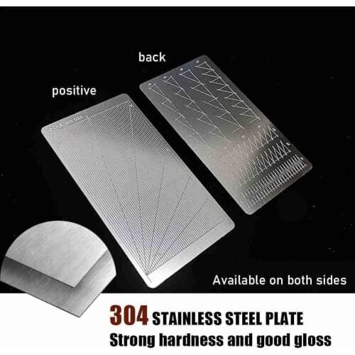 Military Model Dedicated Steel Groove Type Multi Angle Masking Tape Cutting Pads MS-024 Two Sides Spray Model Making Tools