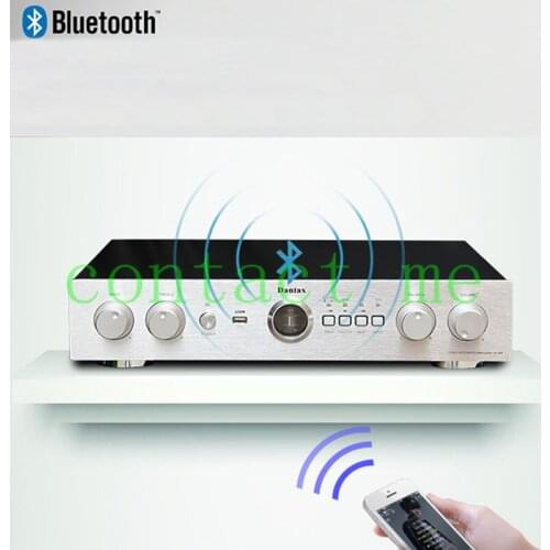 Class A and B 400W high-power Bluetooth lossless decoding fever hifi tube amplifier, frequency response: 20Hz~20KHz