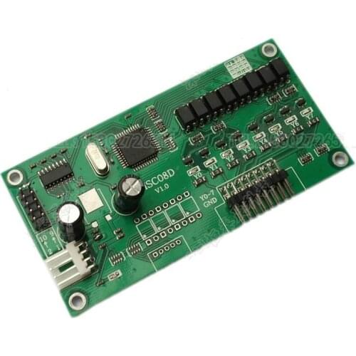 Human-Computer Interaction Module of 8-way Triode Output ATM Counter Machine and Other Equipment Controlled by Serial Port