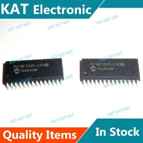 1PCS/Lot PIC18F2525-I/SO PIC18F2525 SOP28 Enhanced Flash Microcontrollers with 10-Bit A/D and nanoWatt Technology