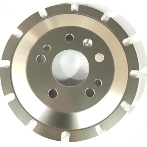 Jekit Custom Sliver White Center Cap Aluminum For Clio Front 330*28mm Disc Rotor