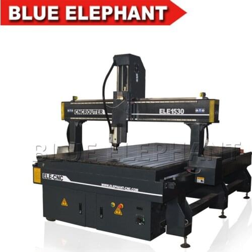 Discount price 3D 1530 3 axis CNC router Wood cutting machine for solidwood with HSD air cooling spindle