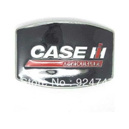 Black Case IH Belt Buckle