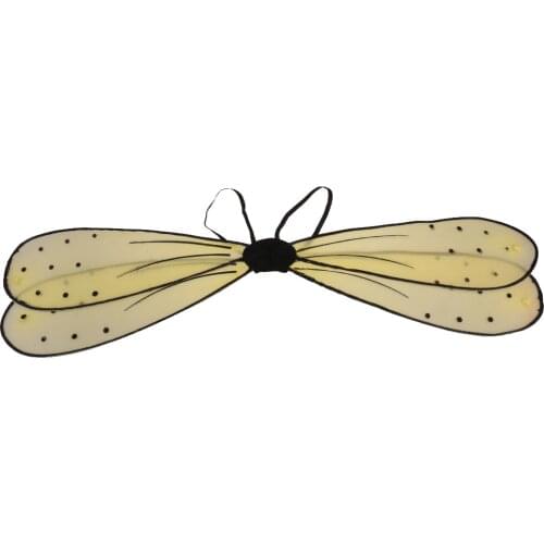 Children Girl Fairy Fairytale Dragonfly Fairy Party Fancy Dress Yellow