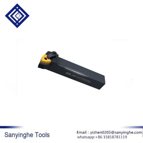 MWLNR1616H08/MWLNR2020K08/MWLNR2525M08 CNC External Turning Tool holder Index External Right Hand Lathe Turning Holder