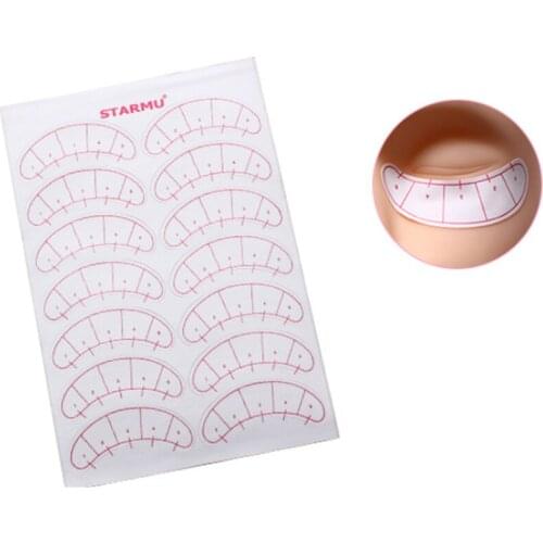 Grafting Eyelashes Isolation Stickers Beginners Practice 5 Point Positioning Isolation Type Planting Eyelash Paper Eye Sticker