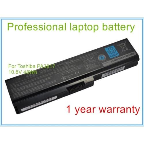 Original Laptop Battery for M600 L600 L730 L650 L650D PA3817U-1BRS PA3817U PA3818U-1BRS PABAS117 PABAS178 PABAS228 48WH