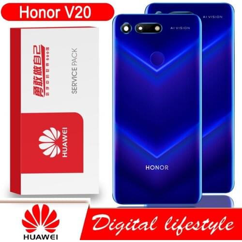 Original Back Housing for Huawei Honor View 20 Back Cover Battery Glass for Honor V20 Back Case with adhesive Sticker