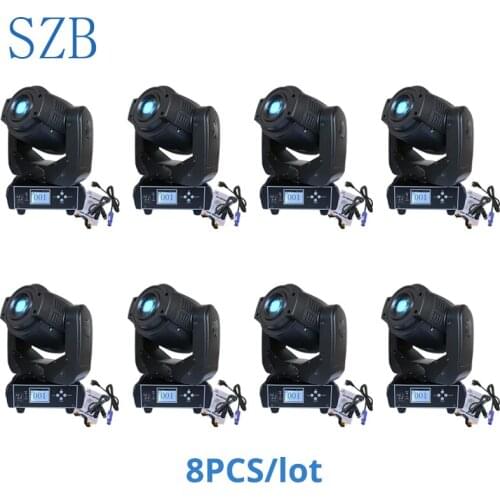 90W LED Lyre Spot Moving Head Light DJ Stage Gobo Lyre Moving Head Light for Theater Nightclub Party 8pcs/lot/SZB-MH90