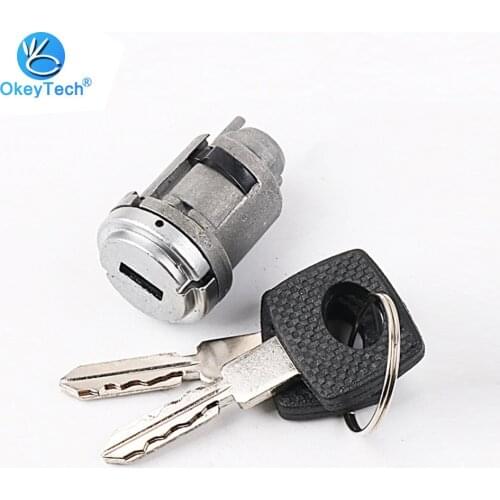OkeyTech Car Ignition Lock Cylinder Lock with 2 Keys for Mercedes Benz W124 C124 W201 S124 A124 Auto Latch Modified Door Lock