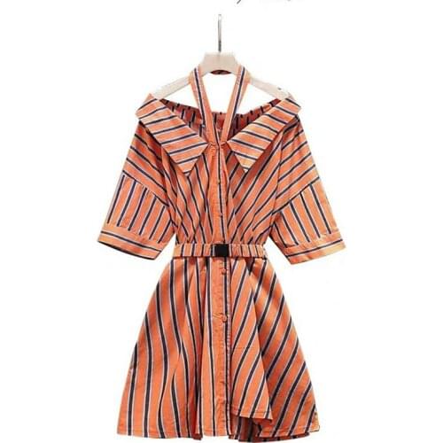 Womens Dress Summer 2021 New Large Size 4XL Printed A-Line Vestidos Foreign Style Strapless Slimming Female Sexy Dresses L464