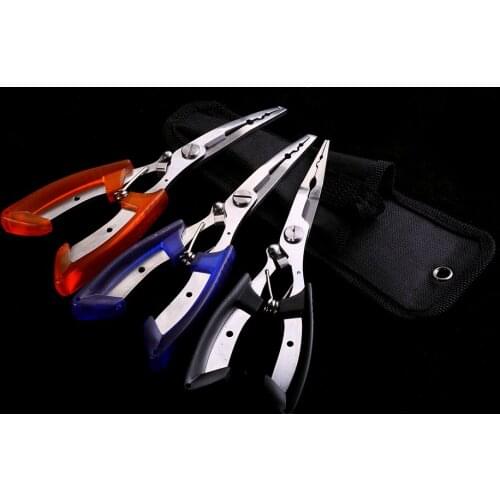 WALK FISH 1PCS Fishing Pliers Scissors Line Cutter Remove Hook Tackle Outdoor Activities Home Use Stainless Steel Fishing Tool