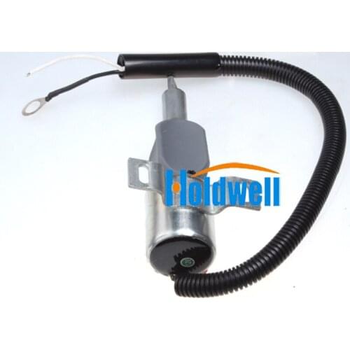 12V Fuel Shut Off Solenoid 1753ES 1700-4069 for Ingersoll Rand P400WCU XP375WCU HP330WCU HP300WCU P185WIR XP185WIR HP330WCU