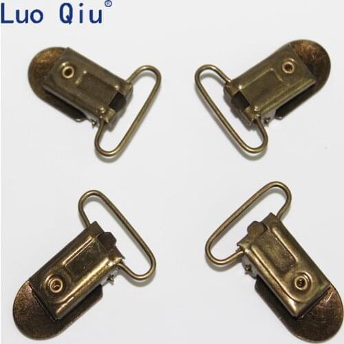 20pcs/lot 39*25mm Bronze color U shape Clip Suspender Strap Clips garment accessories