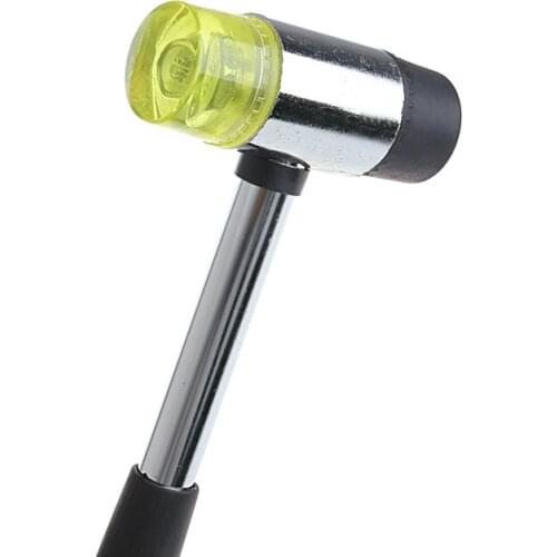 25mm Double Face Soft Touch Hammer Rubber Hammer Leather DIY Tool