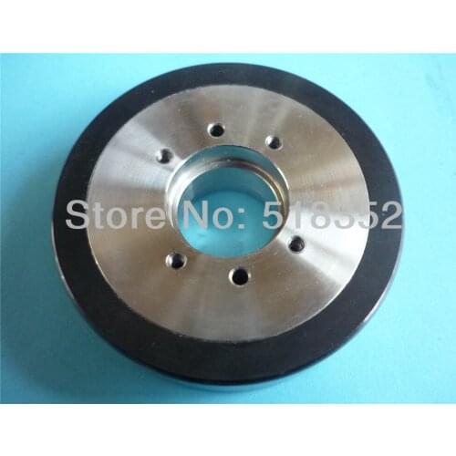 3052992 (3052772) S414 Sodick Ceramic Feed Roller "C" with Bearing Hole Black, WEDM-LS Wire Cutting Machine Wear Parts