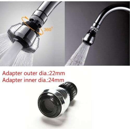 360 Rotate Swivel Faucet Nozzle Torneira Water Filter Adapter Water Purifier Saving Tap Aerator Diffuser Kitchen Accessories New