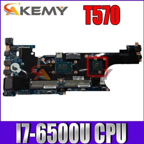 Akemy LTS-1 16820-1 448.0AB06.0011 Main Board For Lenovo thinkpad T570 Laptop Motherboard SR2EZ I7-6500U CPU DDR4
