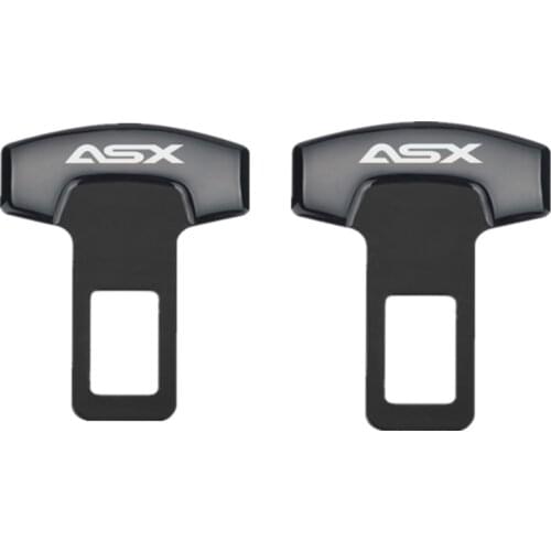 For Mitsubishi ASX Lancer 10 Outlander Accessories Car Belt Buckles Car Seat Safty Belt Alarm Canceler Stopper 2pcs