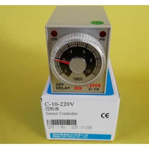 C-10-220V FOTEK Sensor Controller New & Original OFF DELAY Controller C-10