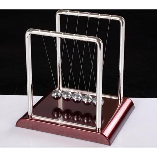 Kids Educational Newtons Cradle Toys for Children Physics Science Pendulum Development Games Funny Technology Steel Balls