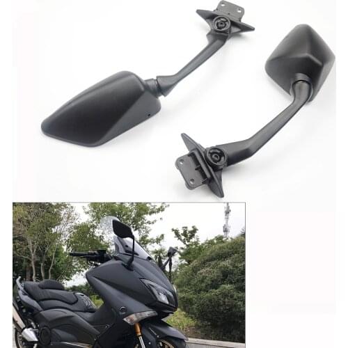 Evomosa Aftermarked Mirrors For Yamaha TMAX T-MAX 530 2012 2013 2014 Rear View Side Mirrors Sportbike Scooter Wing Mirrors
