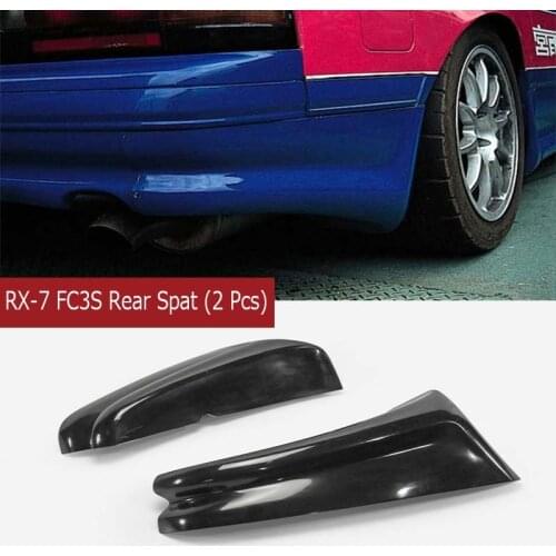 FC3S FRP Fiber Glass RE Style Rear Spat Fiberglas RX7 Bumper Splitter Body Kit Racing Trim Car Accessories For Mazda 89-92 RX-7