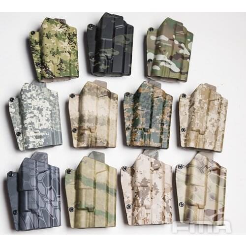 FMA tactical waist fast holster light weight-bearing holster for G17 / G19 and X300 lamps TB1329