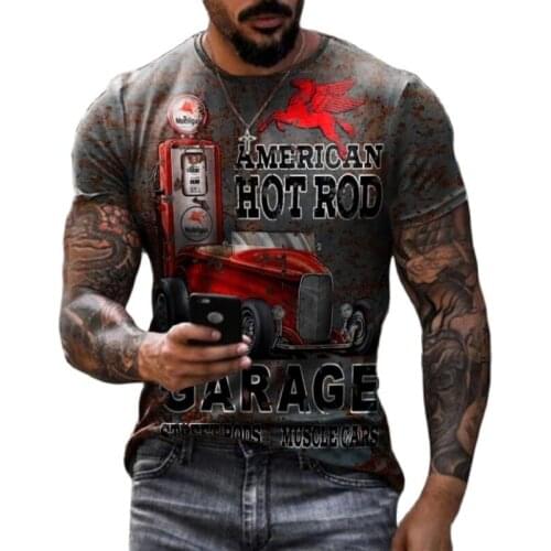 Summer New Graphic Motorcycle Elements Streetwear T-Shirt For Men Casual Large Size Quick-Dying Tops Oversized Hot Sale Tees