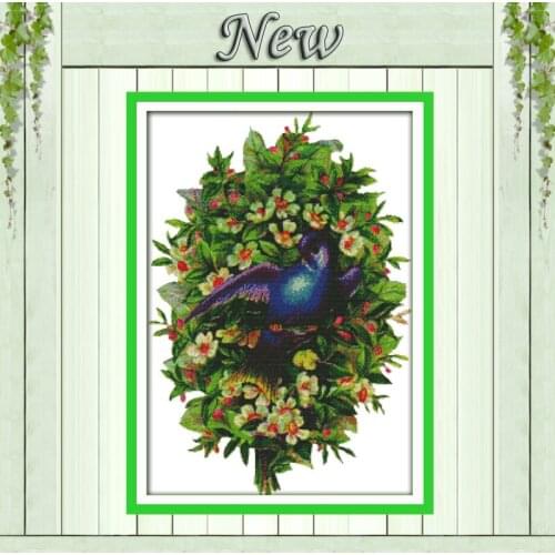 Swallow animal bird Paintings Decor 11CT Counted Printed on the canvas DMC 14CT DIY Cross Stitch Needlework Kits Embroidery Sets