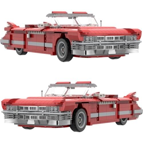 MOC 1985 Speed Racing Car Building Blocks Kit For Back to the Future Time Machine Assemble Delorean Vehicle DIY Toy For Children