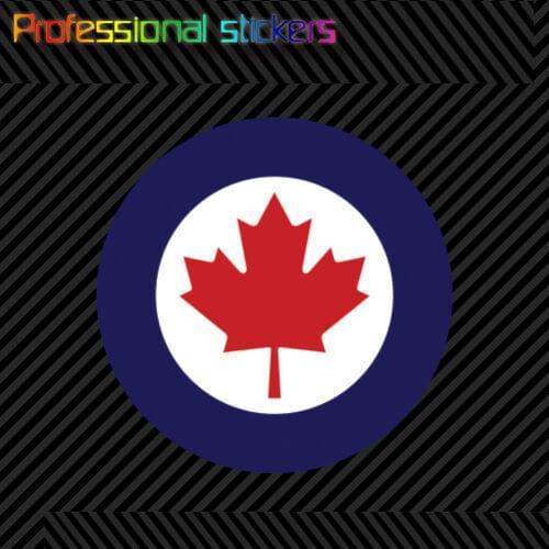 Royal Canadian Air Force Roundel Sticker Die Cut Decal Canada RCAF CAN CA Stickers for Motos, Cars, Laptops, Phone